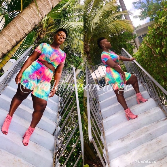 Tye Dye plus size set - Picture 2 of 2